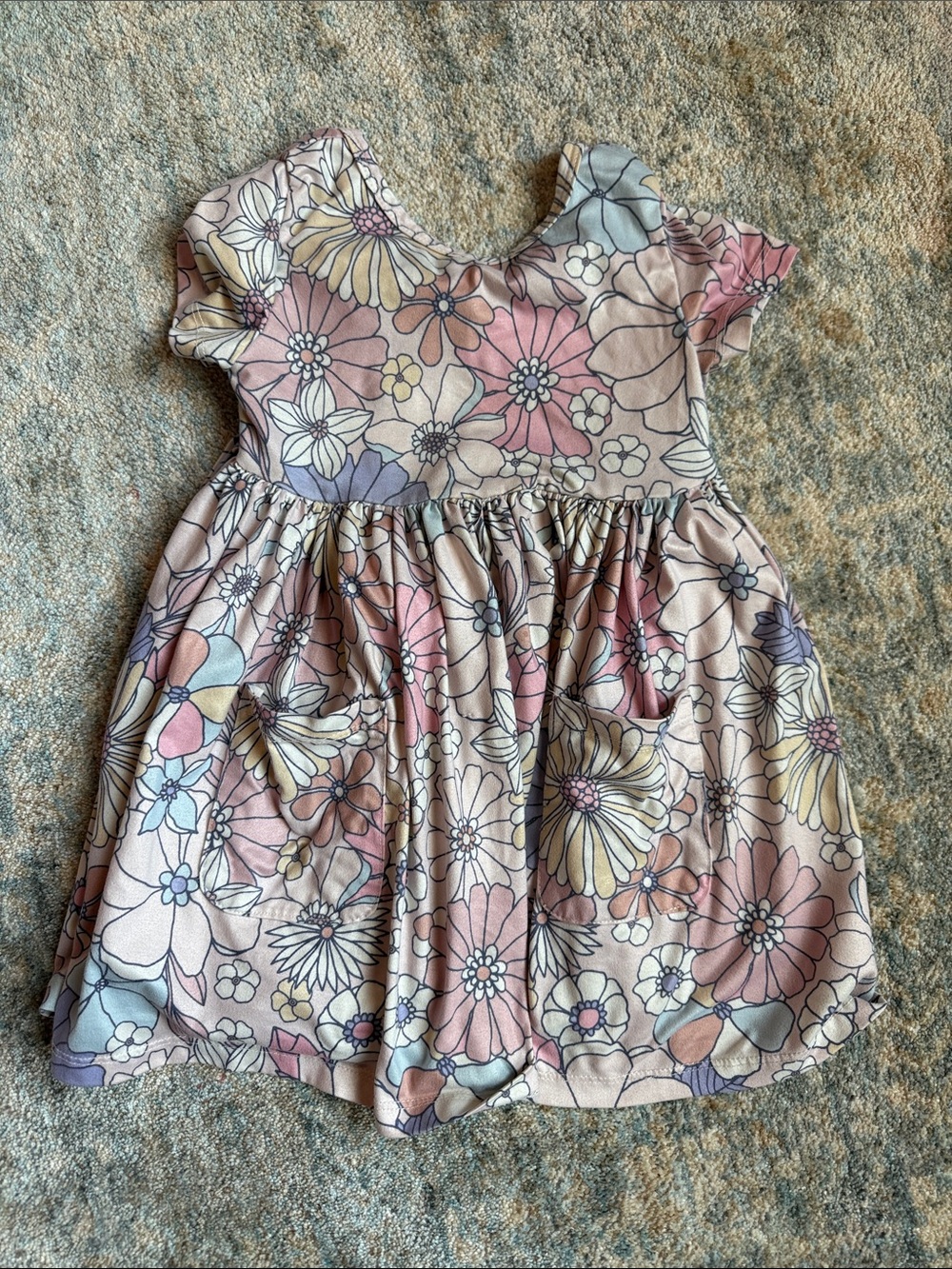 Toddler Girl Pocket Twirl Dress Mila and Rose